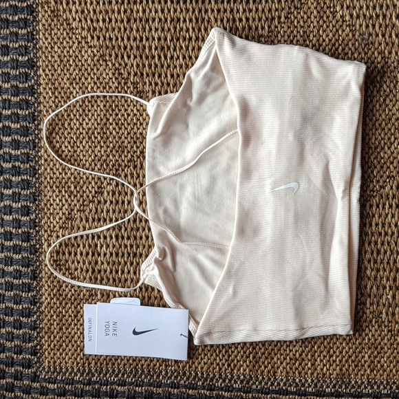 Nike Yoga Luxe Off-White Strappy Cami Tank - Picture 5 of 6